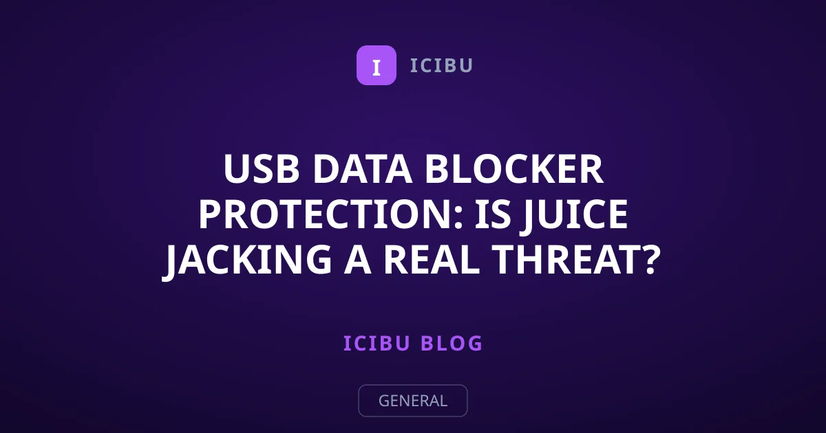 USB Data Blocker Protection: Is Juice Jacking a Real Threat?